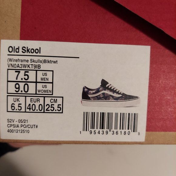 Women's "off the wall" vans size 9 - Picture 9 of 9